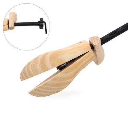 Customizable Wooden Shoe Support Trees for Long-Lasting Care