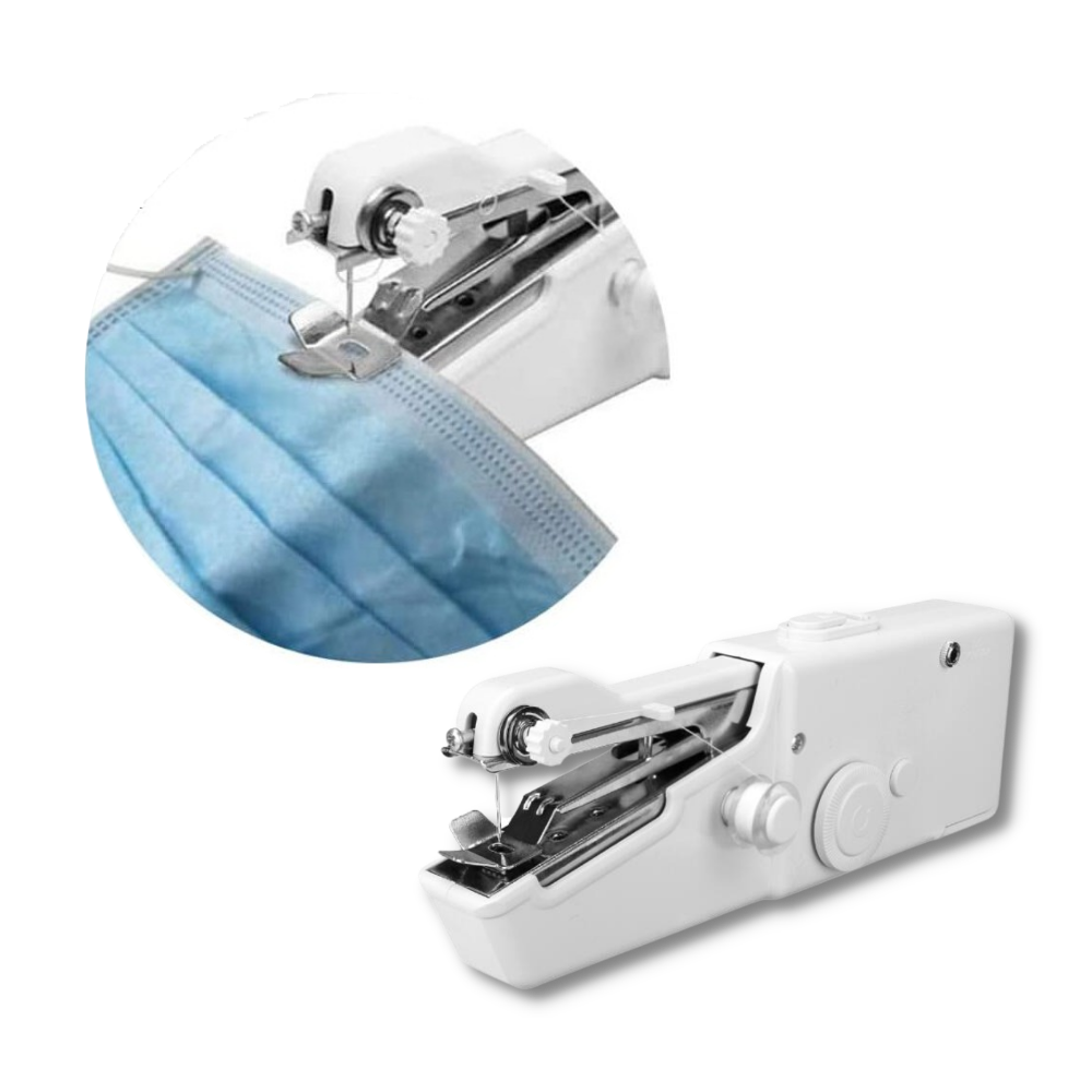 Compact Handheld Sewing Machine with Essential Kit