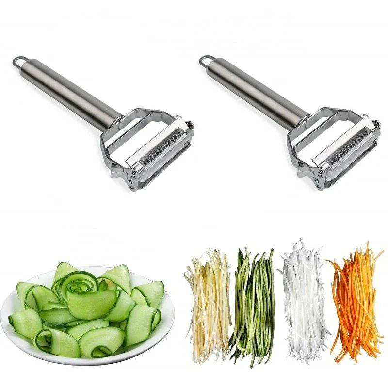 Precision Stainless Steel Vegetable Prep Tool