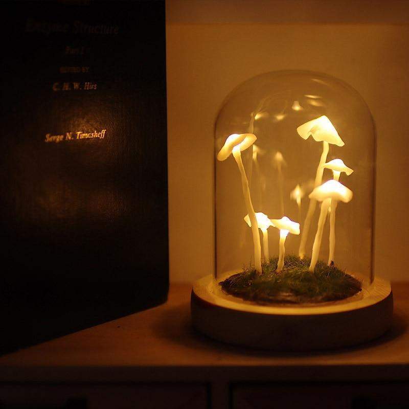 DIY Lamp Kit for Tabletop Use - Mushroom Design