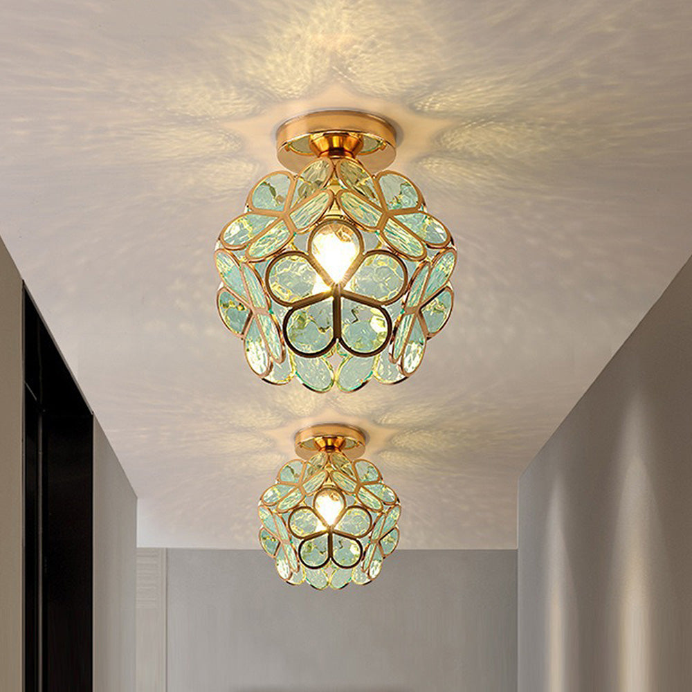 Glass Ceiling Light Fixture - Elegant Illumination