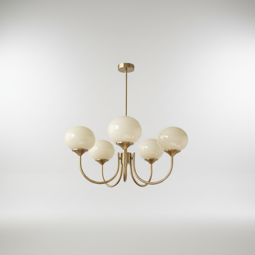 Gold Metal Ceiling Light Fixture