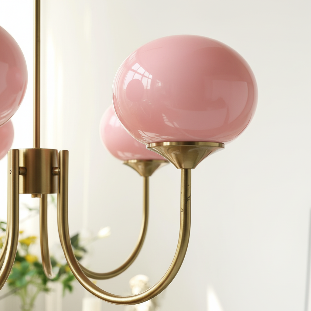 Gold Metal Ceiling Light Fixture