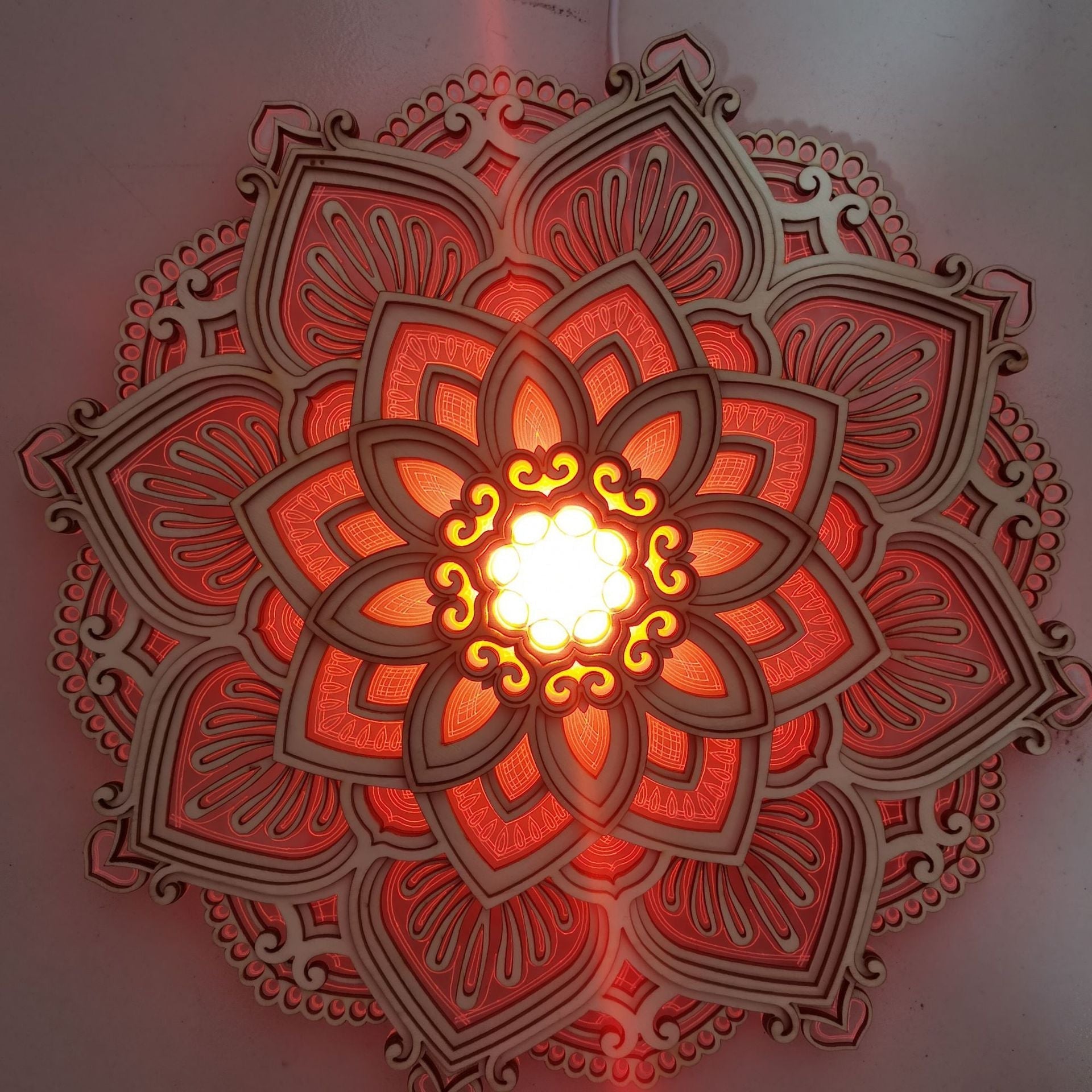 Mandala Wall Lamp for Decorative Lighting