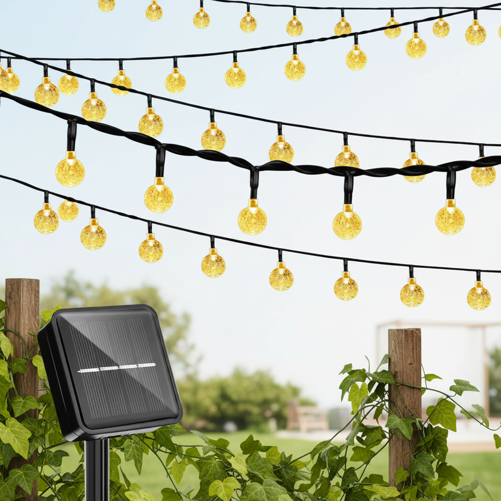 Weather-Resistant Decorative Globe String Lights