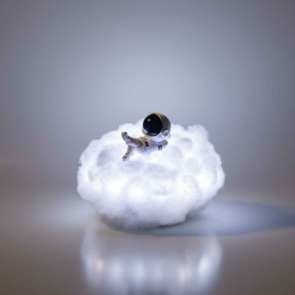 Children's Room Decorative Night Light - Cloud Shaped Lamp