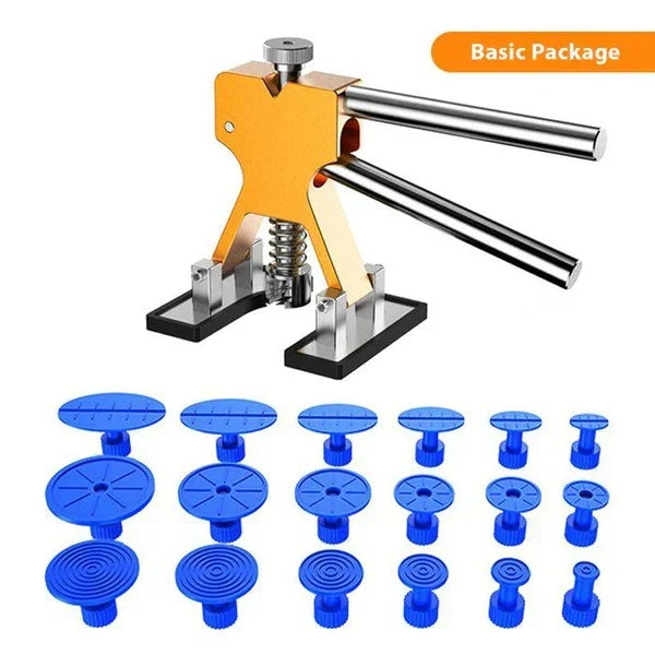 FlexiFix Adjustable Dent Remover Tool – Ultimate Car Repair Kit with 18 Glue Tabs
