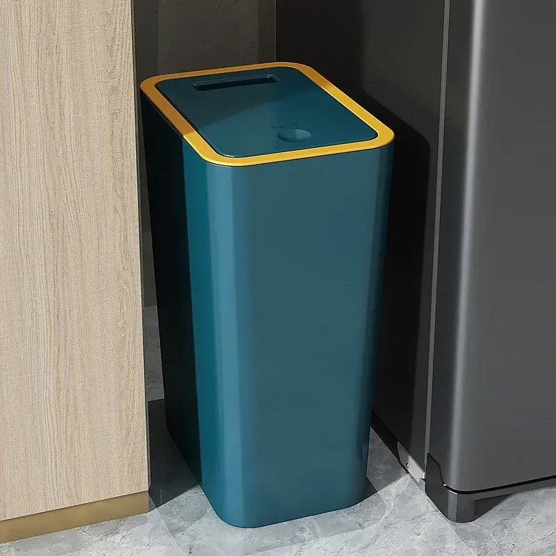 Sleek Touch-Open 12L Compact Waste Bin