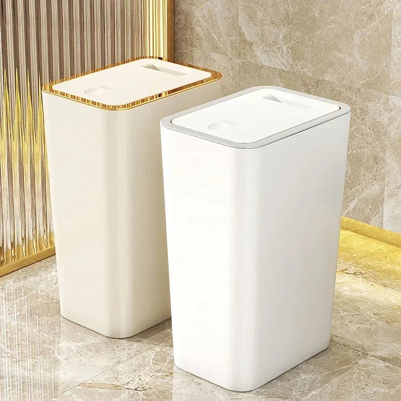 Sleek Touch-Open 12L Compact Waste Bin