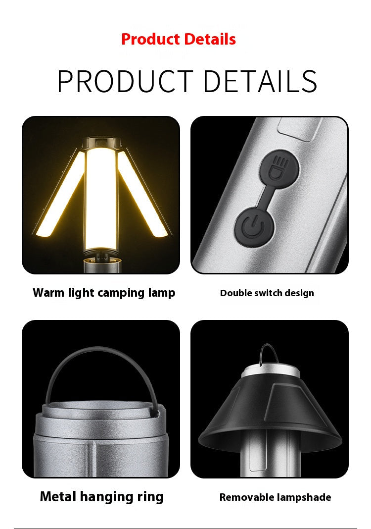 IllumiQuest – Adjustable Camping Lantern for All Adventures