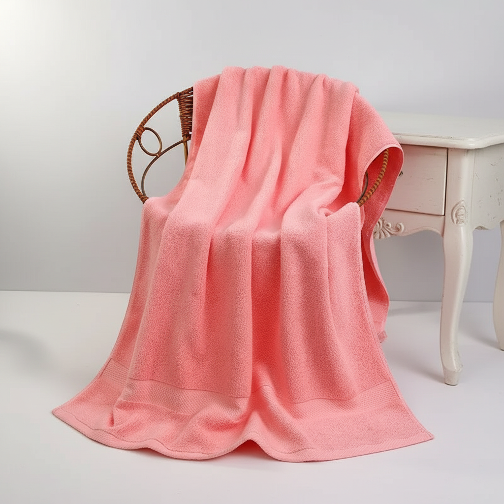 Soft Cotton Bath Towels - Absorbent and Cozy