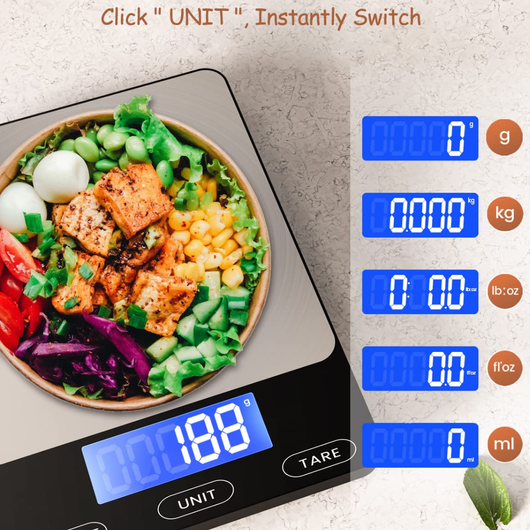 Precision Kitchen Scale | Effortless Measurements for Perfect Cooking