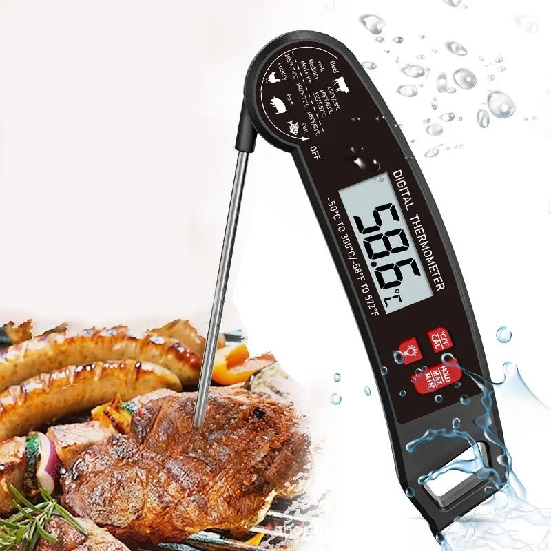 Precision Chef Instant Read Thermometer with Backlit Display