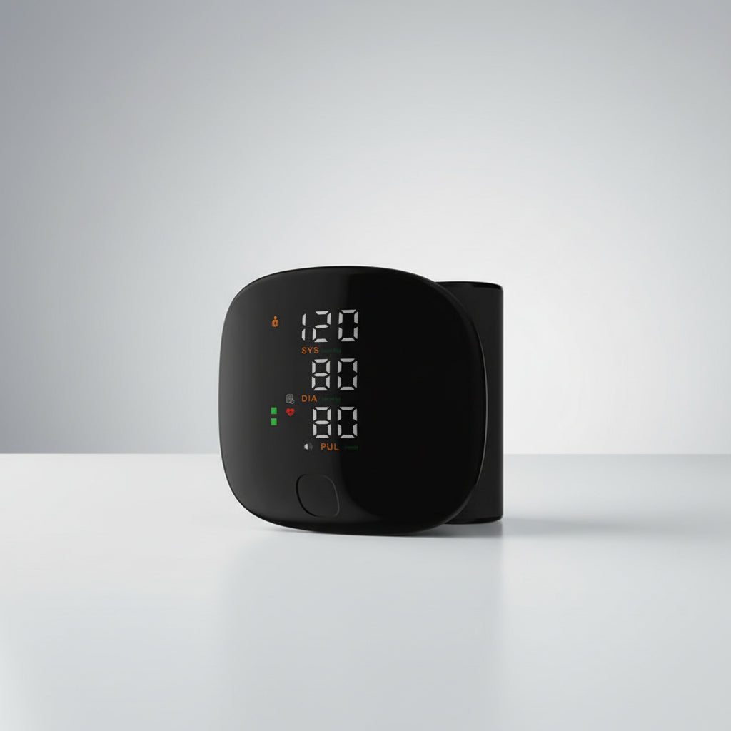 Compact Smart Blood Pressure Monitor with Easy One-Touch Use