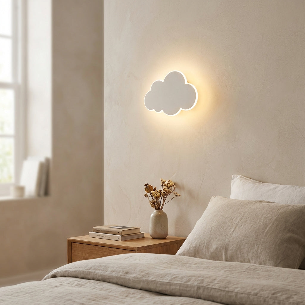 Adjustable Cloud-Inspired Wall Lamp for Warm Atmosphere
