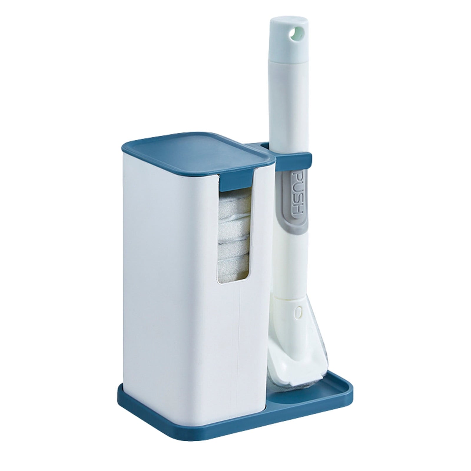 Effortless Dish Cleaning Set with Convenient Storage Caddy