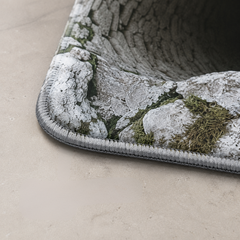 Stylish 3D Illusion Indoor Mat with Non-Slip Backing