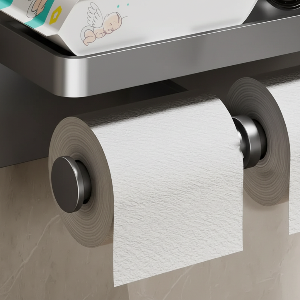 Paper Holder for Double Rolls - Convenient Storage Solution