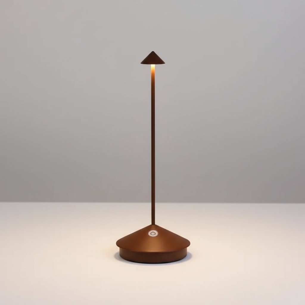 Modern Table Lamp with Wireless LED Lighting