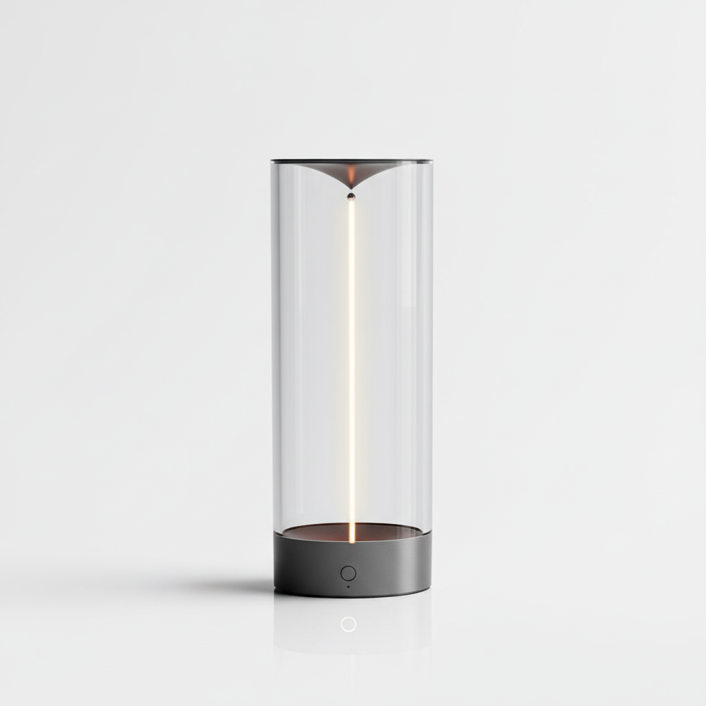 Cylindrical Wireless Table Lamp - Beam of Light
