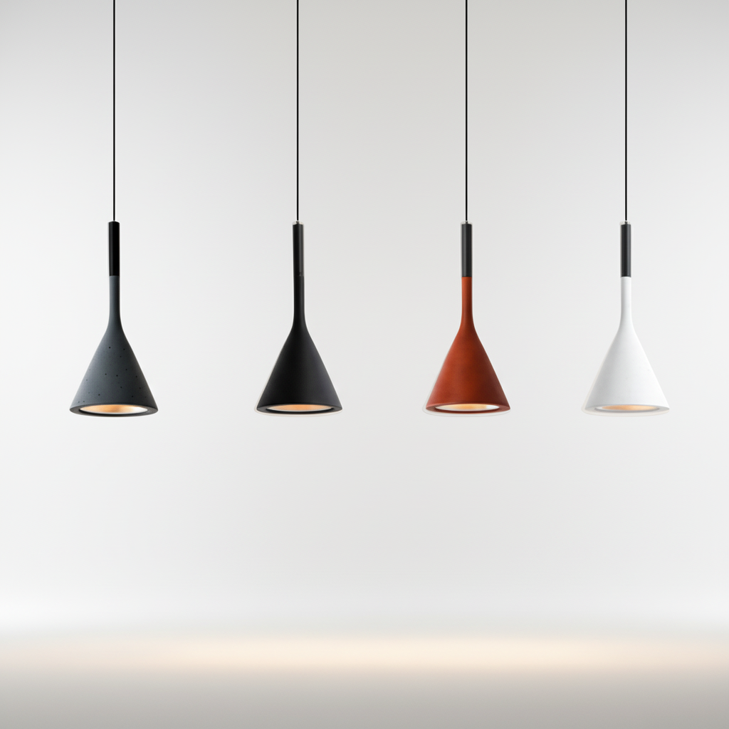 Triangular Pendant Light Fixture - Metal Design