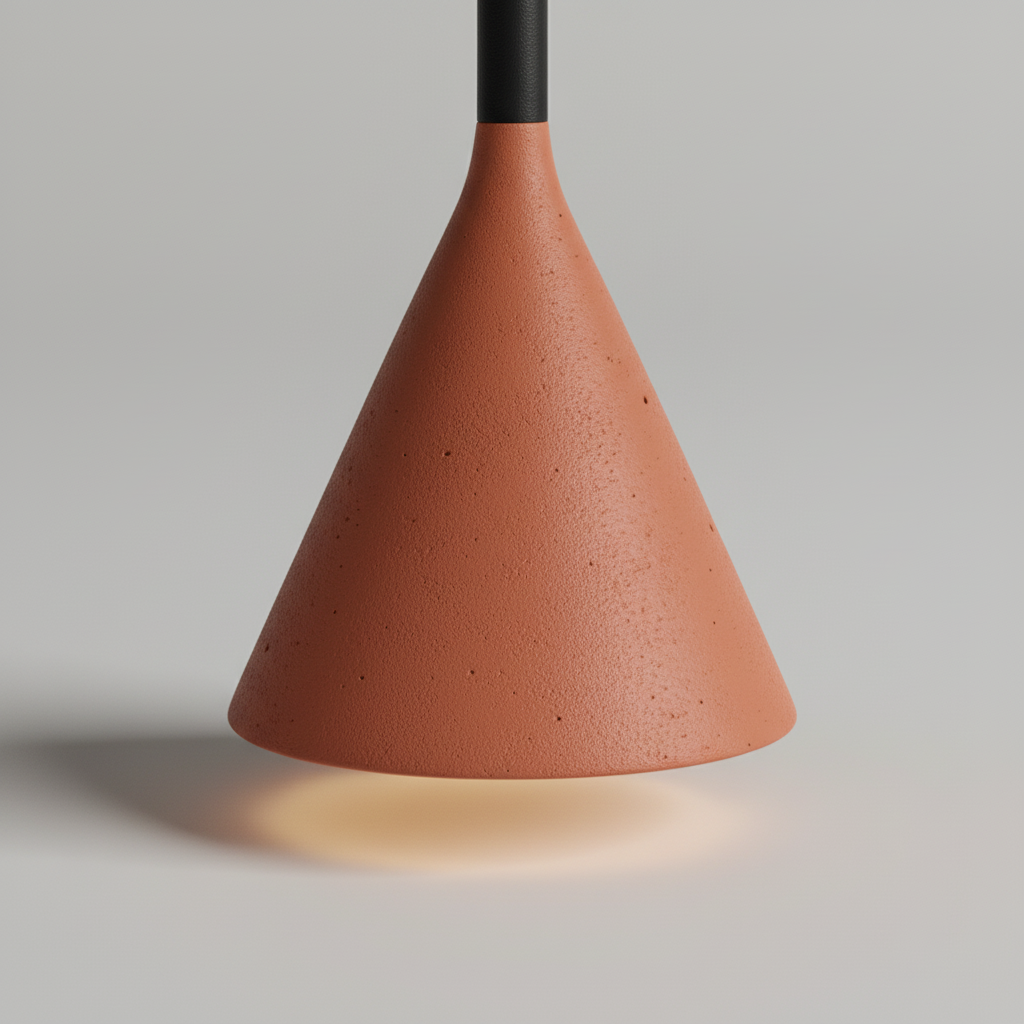 Triangular Pendant Light Fixture - Metal Design