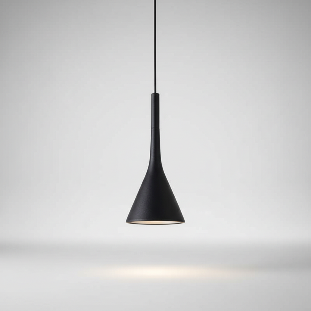 Triangular Pendant Light Fixture - Metal Design