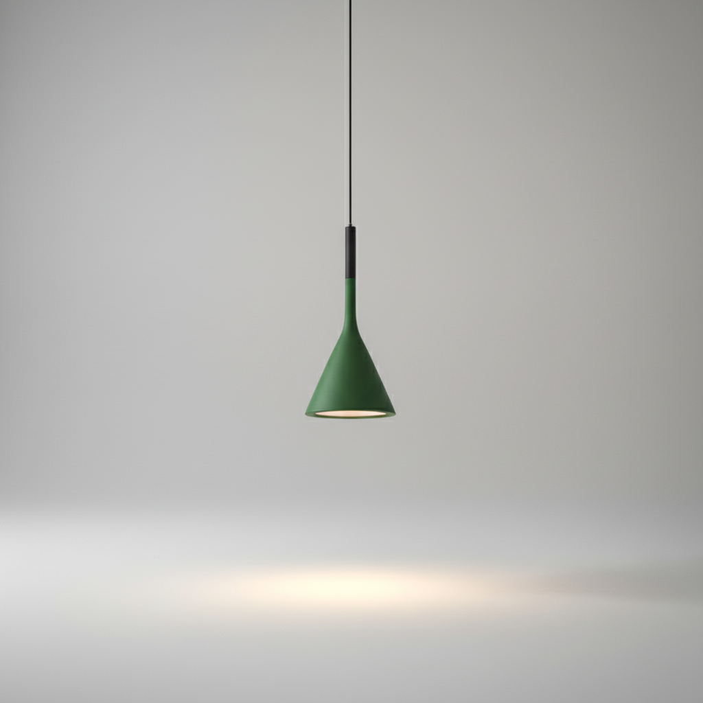 Triangular Pendant Light Fixture - Metal Design