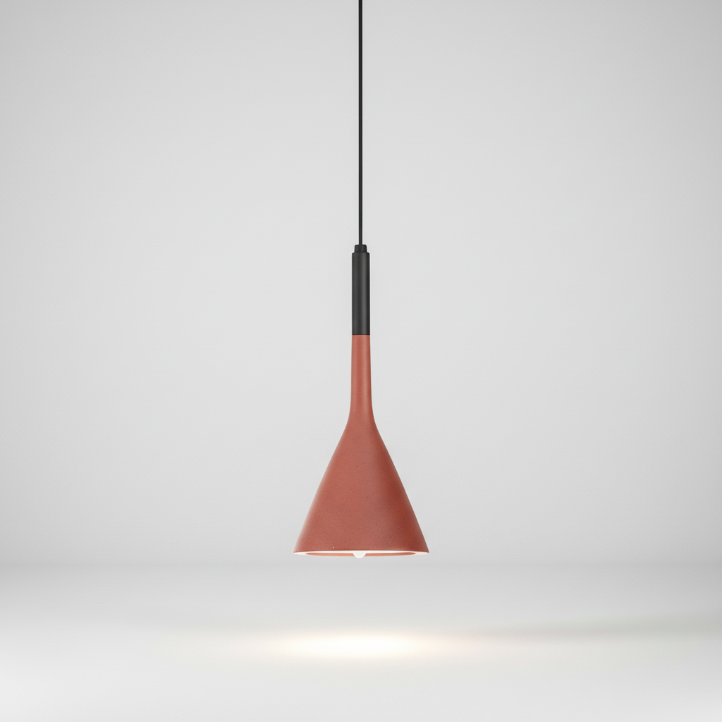Triangular Pendant Light Fixture - Metal Design