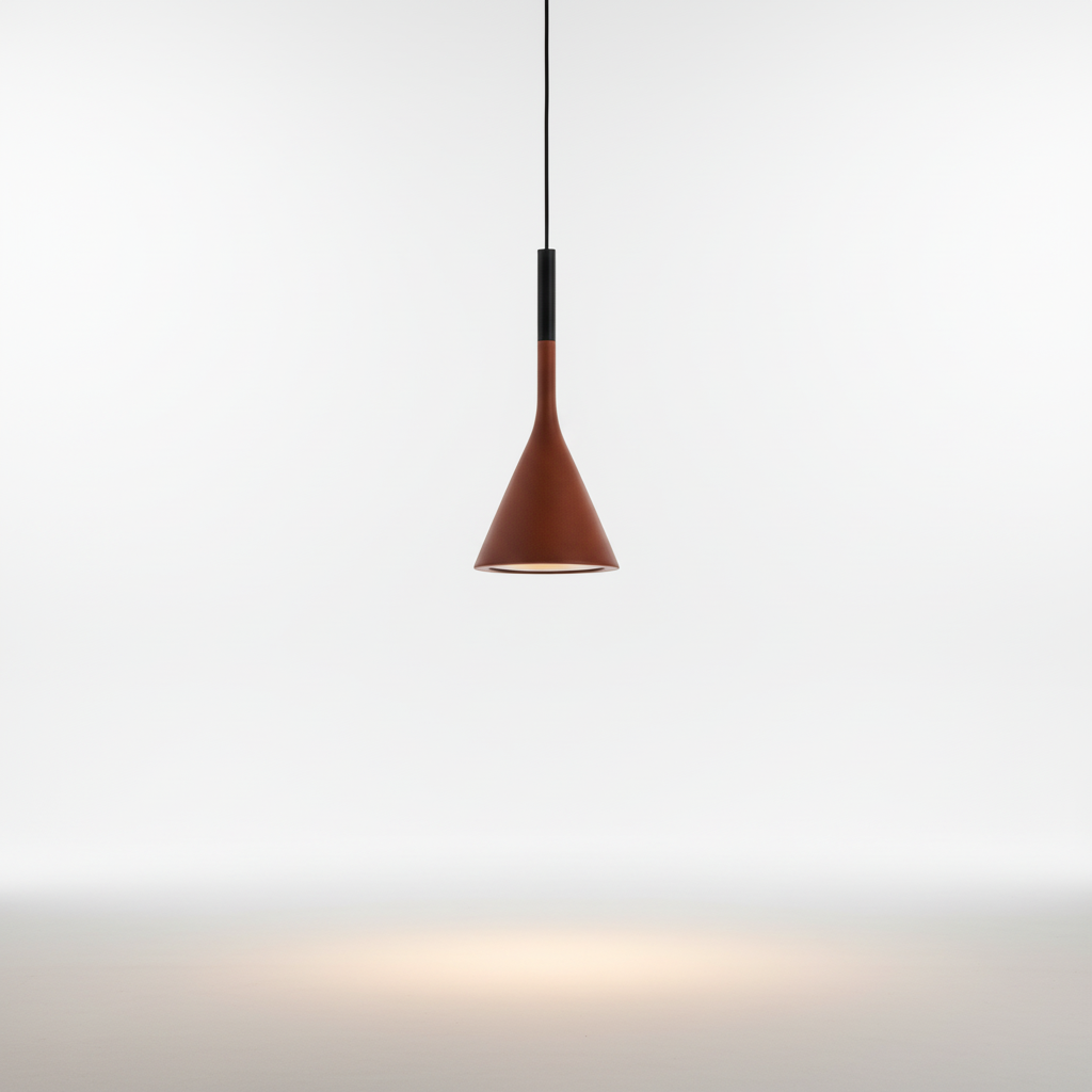Triangular Pendant Light Fixture - Metal Design
