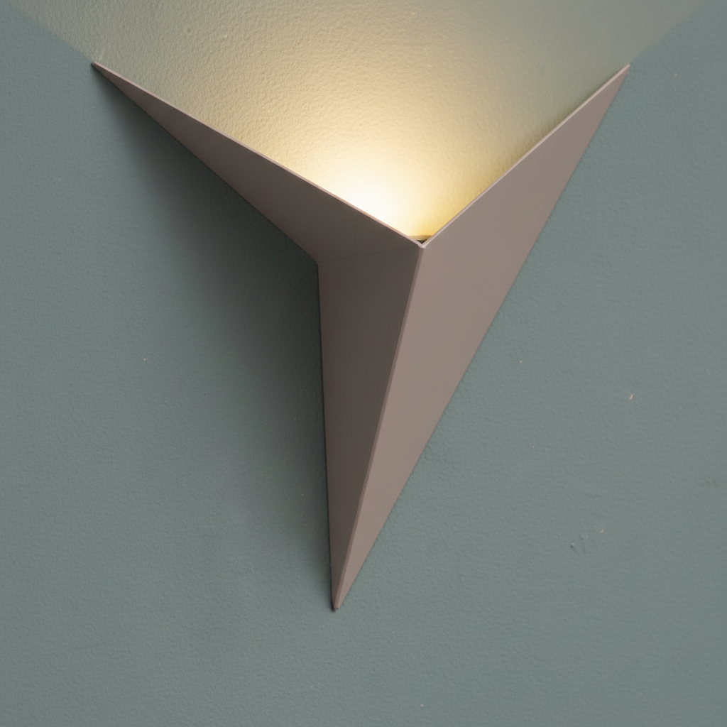 Minimalist Triangular Wall Light
