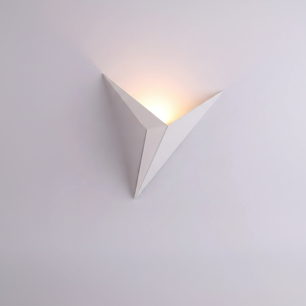 Minimalist Triangular Wall Light