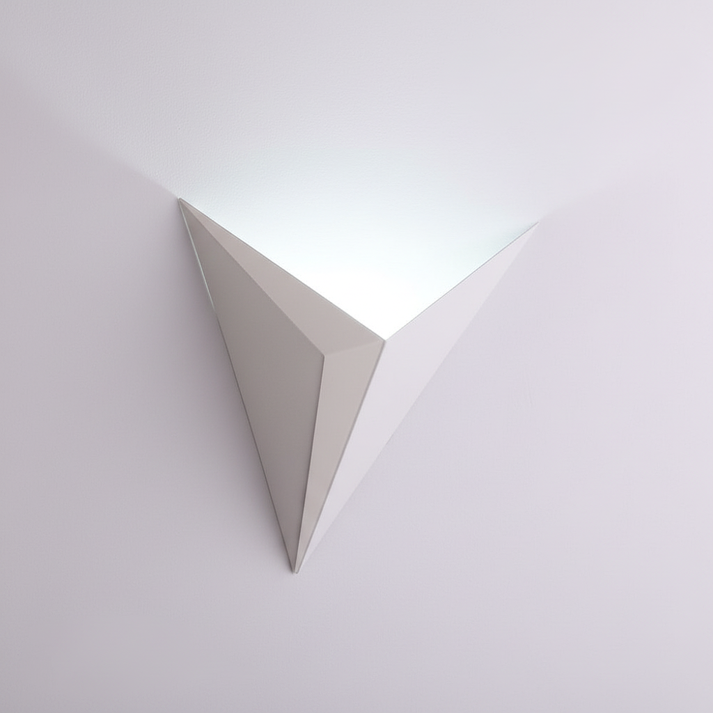 Minimalist Triangular Wall Light