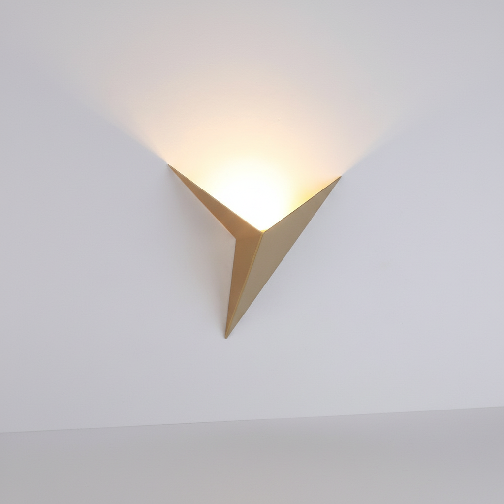 Minimalist Triangular Wall Light