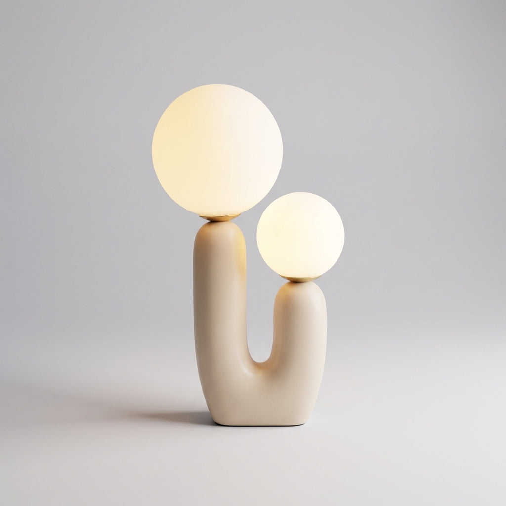 Ambient Lamp with Dual Globes - Soft Glow Light