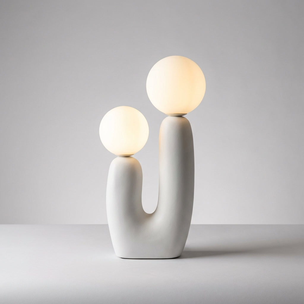 Ambient Lamp with Dual Globes - Soft Glow Light