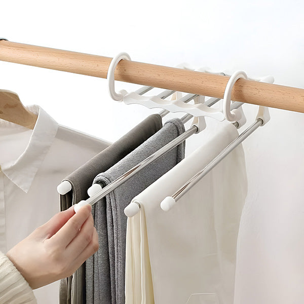 Space-Saver Hanger for Pants and Accessories