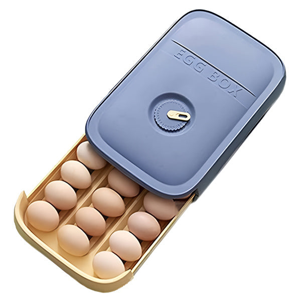 Space-Saving Egg Organizer with Freshness Tracker