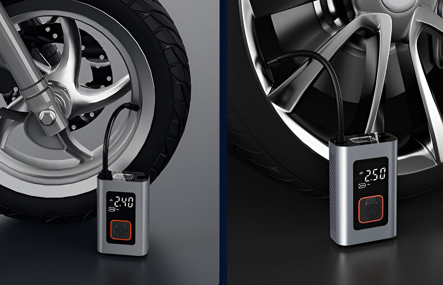 Compact Electric Tire Pump for Fast and Reliable Inflation