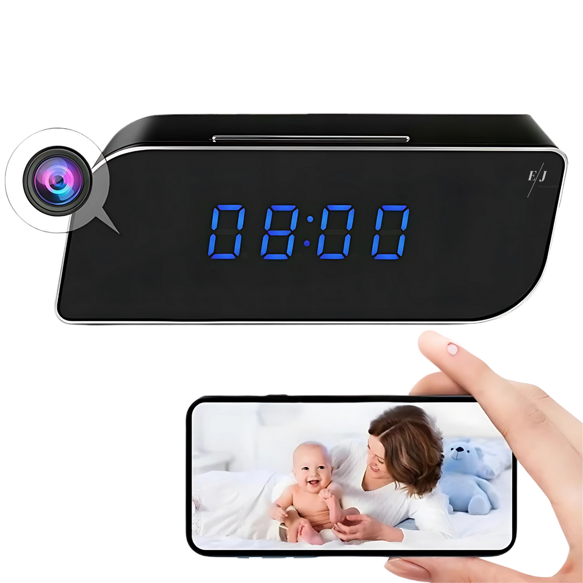 Hidden Camera Alarm Clock – Digital Surveillance Device