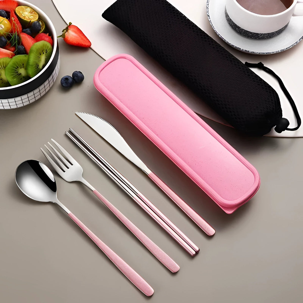 Ultimate Travel Cutlery Set | Stylish Stainless Steel Utensils