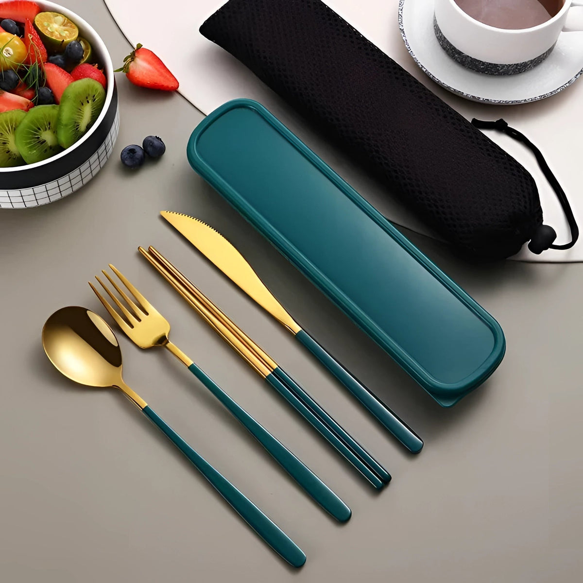 Ultimate Travel Cutlery Set | Stylish Stainless Steel Utensils