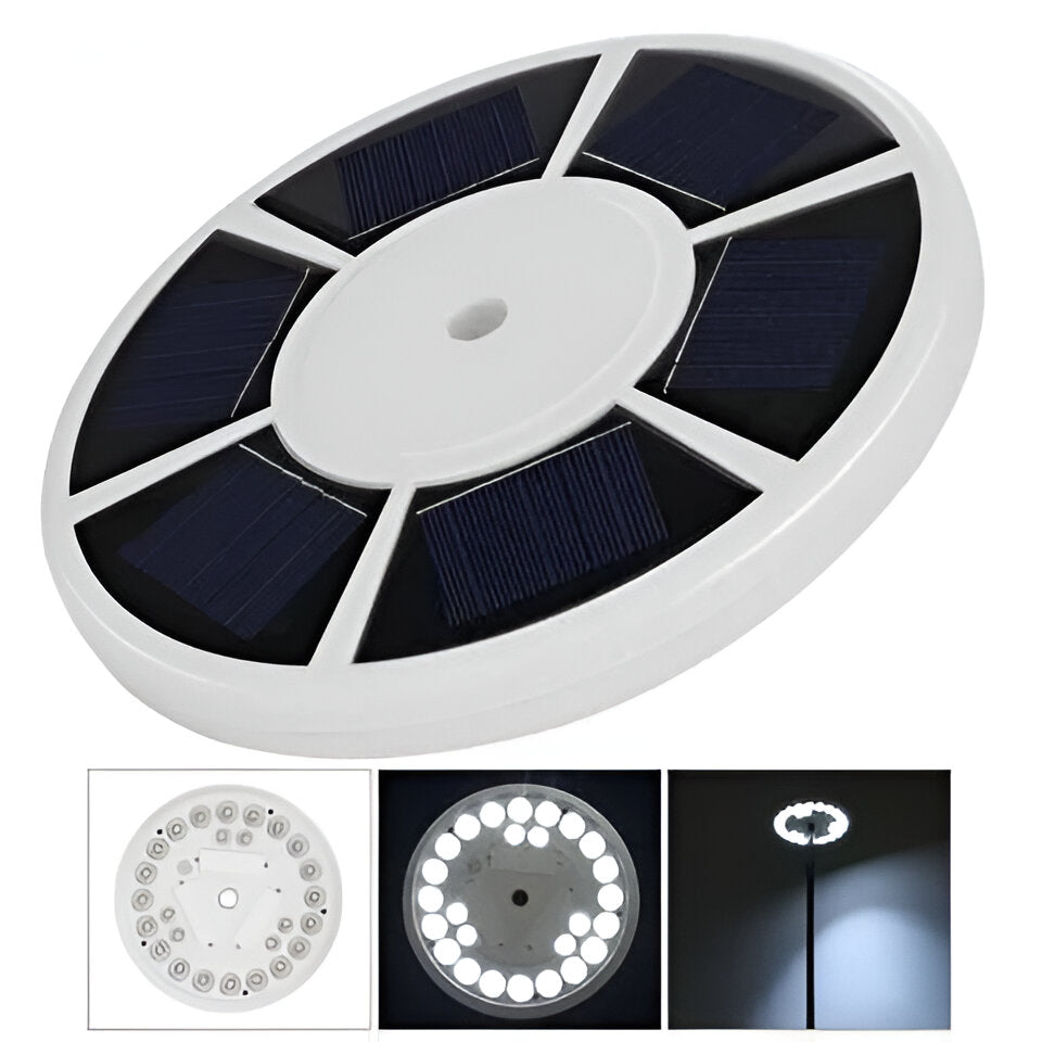 LumiPole | Solar Flagpole Light with Automatic Dusk-to-Dawn & 700 Lumens