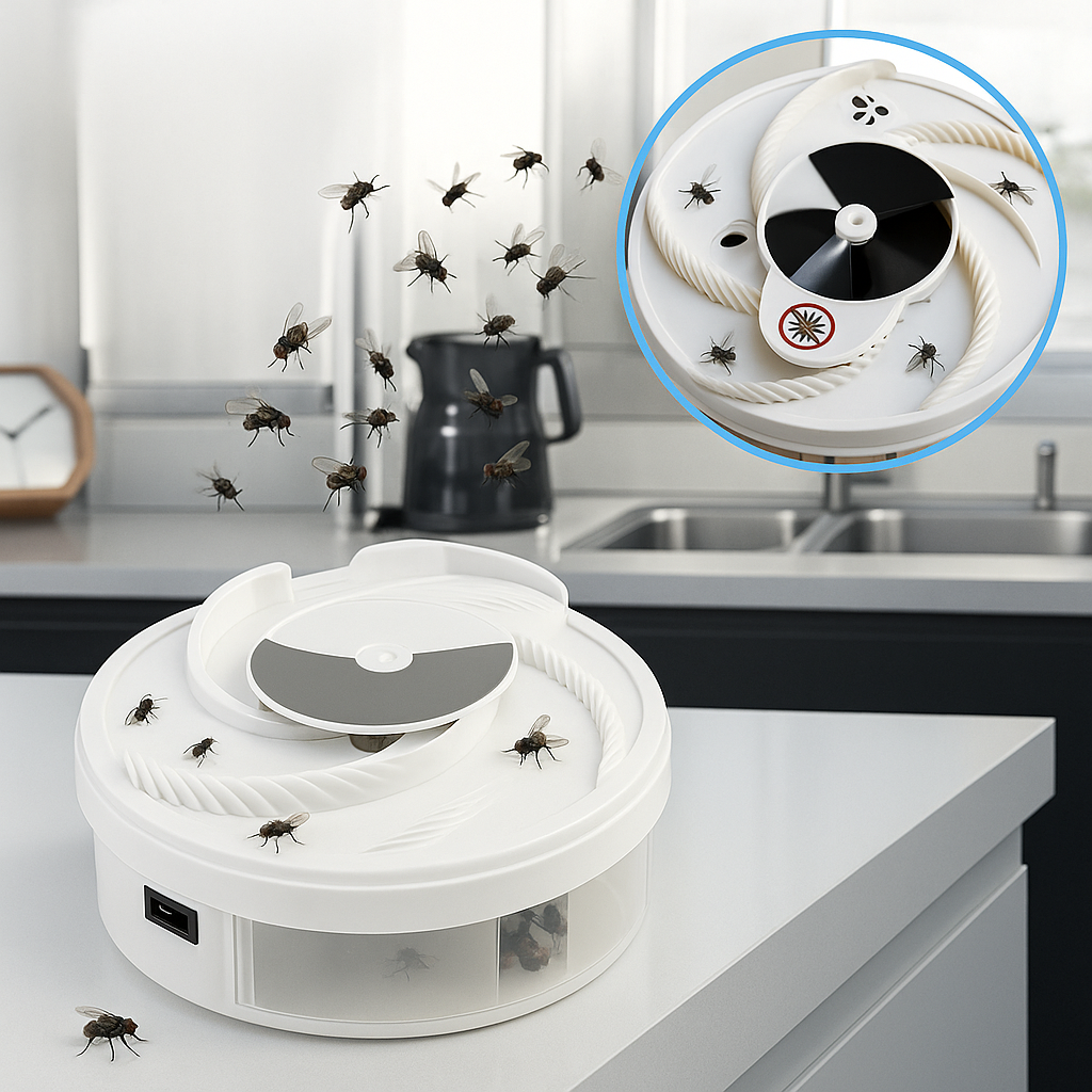 FlyAway Pro | LED-Enhanced Electric Insect Trap with USB Charging