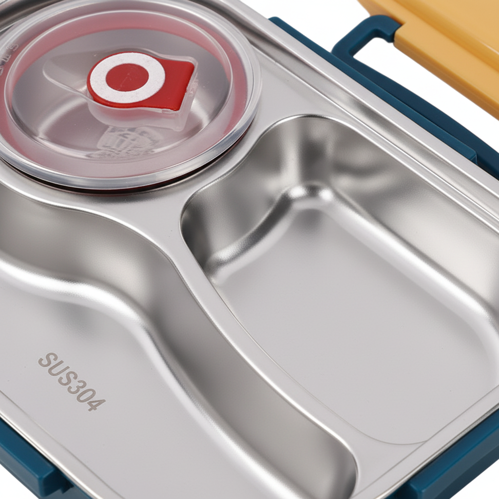 Insulated Stainless Steel Lunch Container - Bento Style