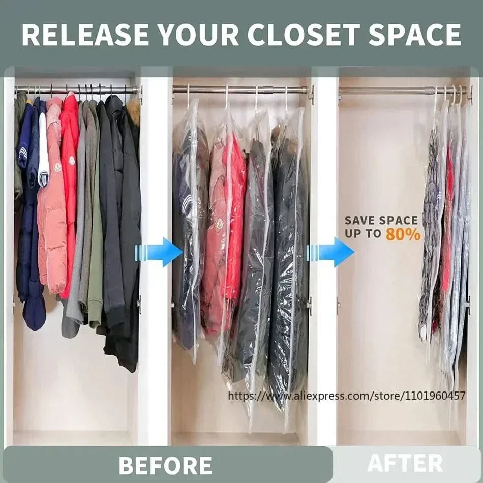 Space-Saving Vacuum Storage Bags for Clothing Protection