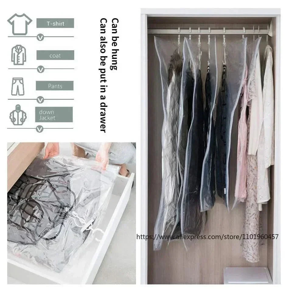 Space-Saving Vacuum Storage Bags for Clothing Protection