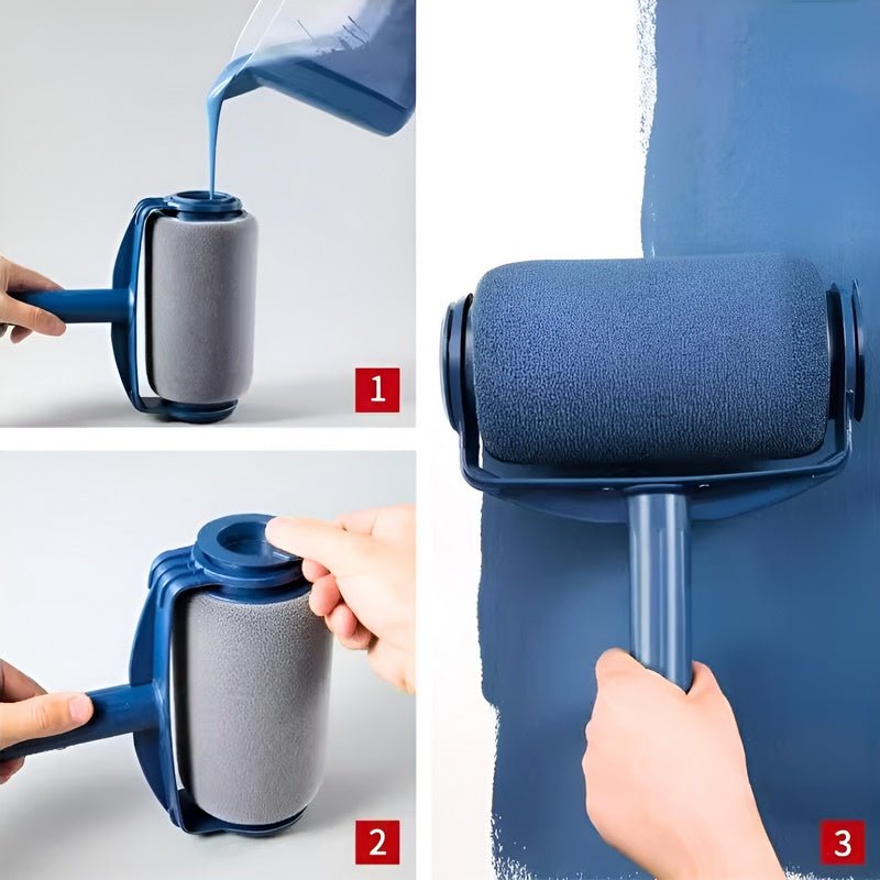 Smart Paint Roller System with Easy Refill Design