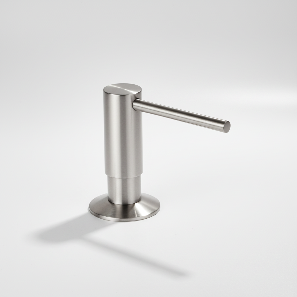 Soap Dispenser with Integrated Design - Brass Finish