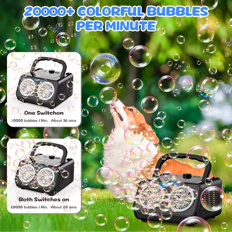 Bubble Bliss Machine | Generate Over 20,000 Bubbles Per Minute